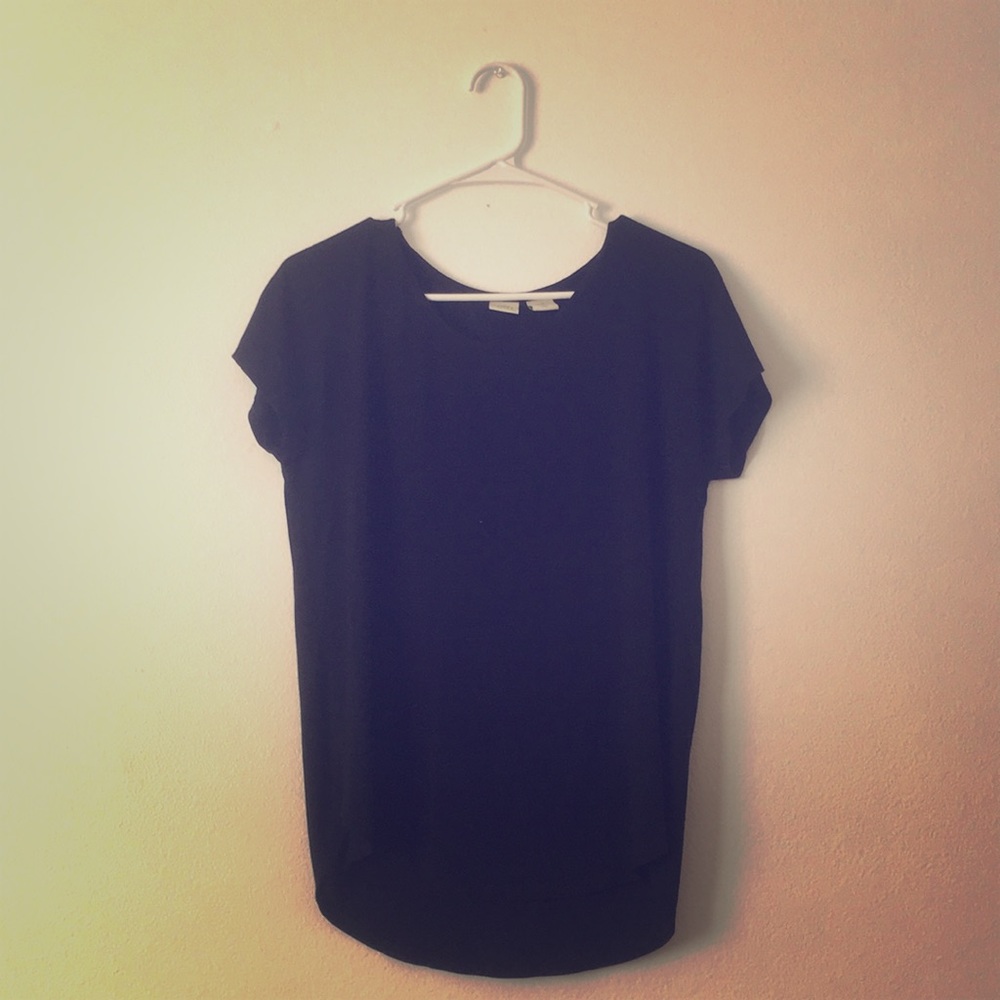 Black soft tee